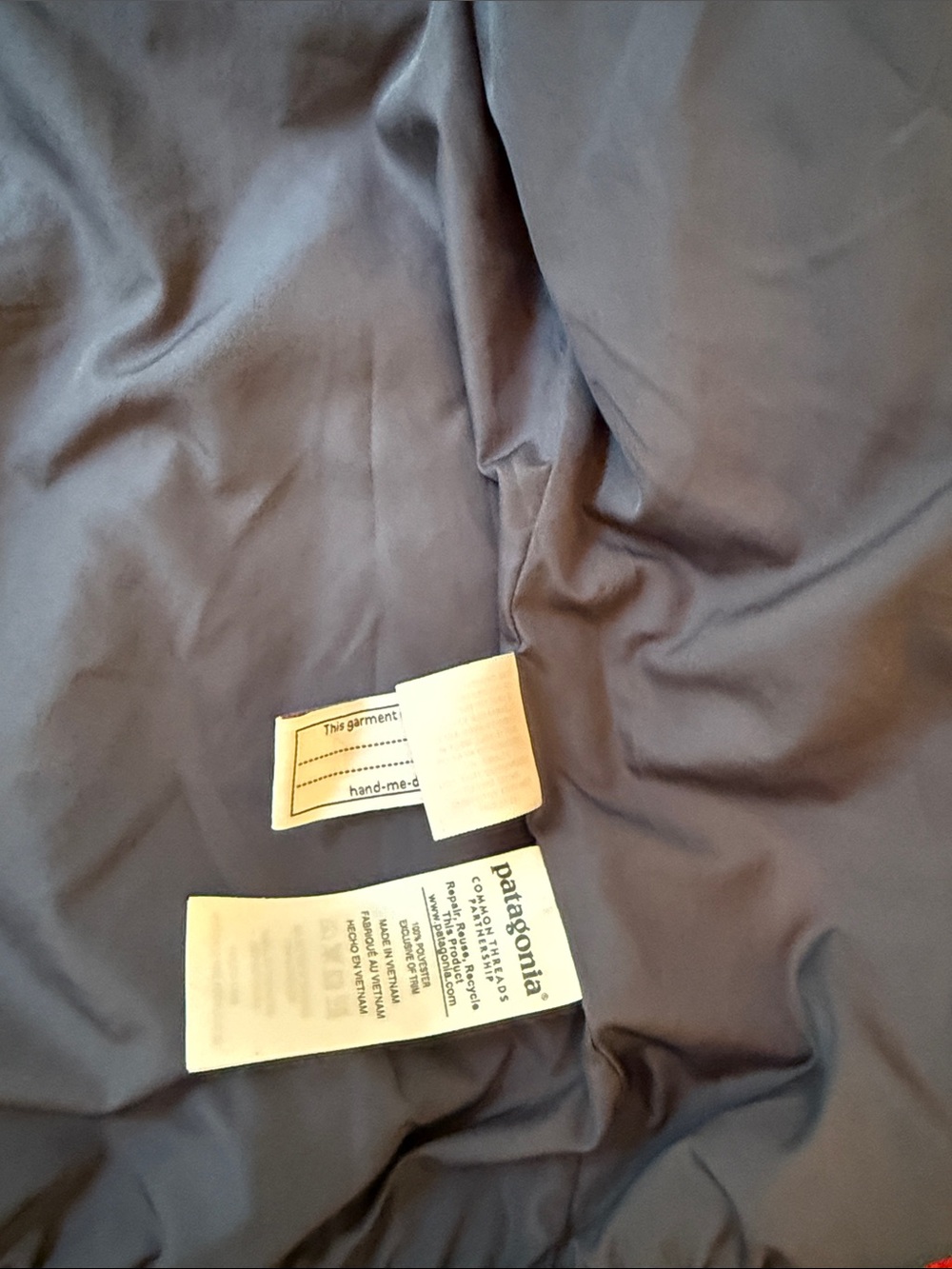 Patagonia Teal Sherpa Fleece Jacket with Red Accents - Picture 6 of 6